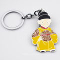 cute cartoon couple custom ancient emperor hard enamel key chain